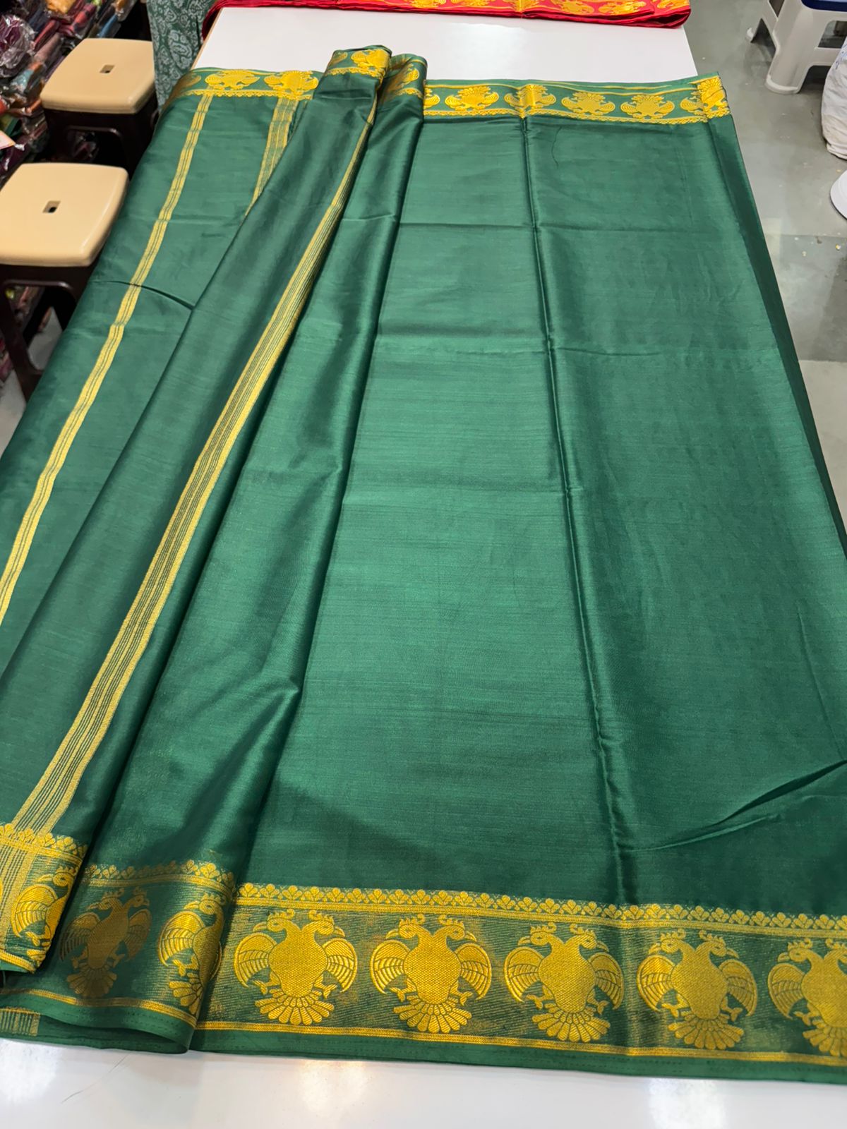 Crepe Self Saree Plain Blouse (2424C)
