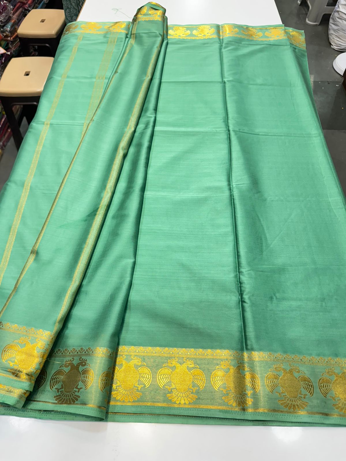 Crepe Self Saree Plain Blouse (2424C)