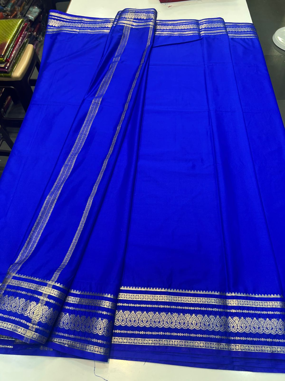 Crepe Self Saree Plain Blouse (2424D)