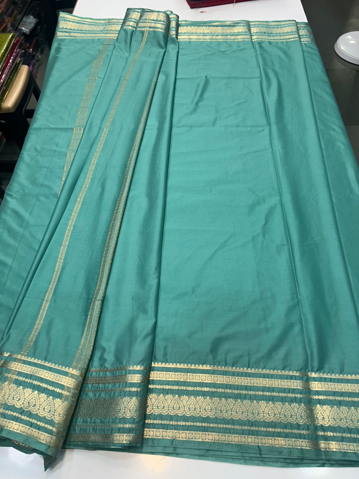 Crepe Self Saree Plain Blouse (2424D)