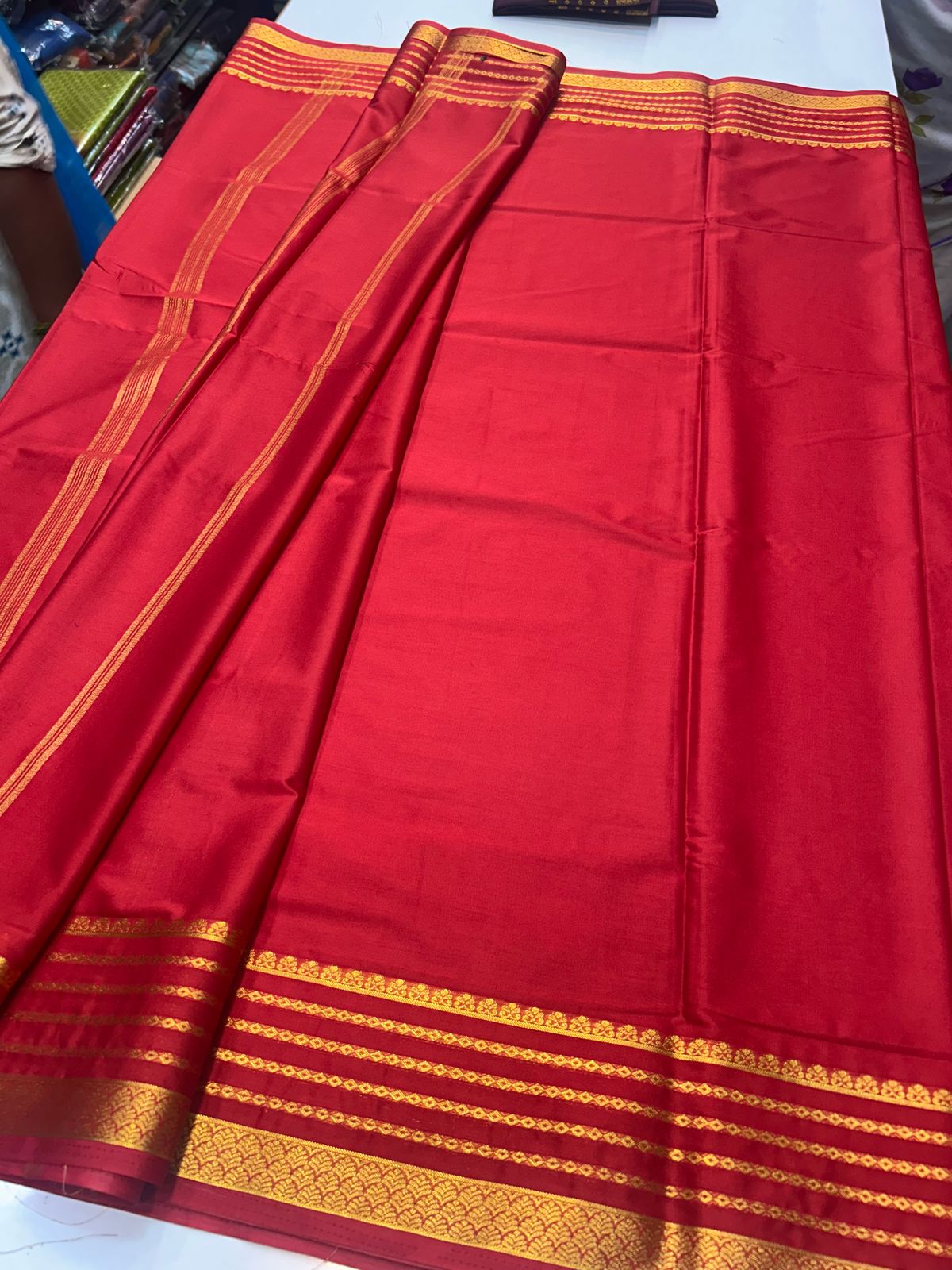 Crepe Self Saree Plain Blouse (2424A)