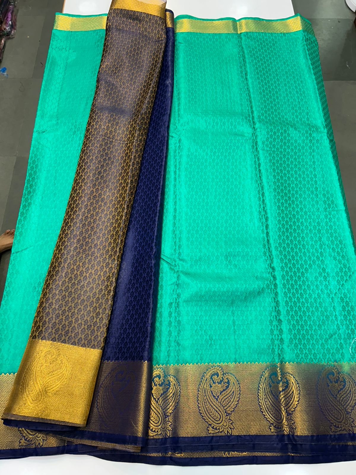 Semi Silk Embose Saree (1733)