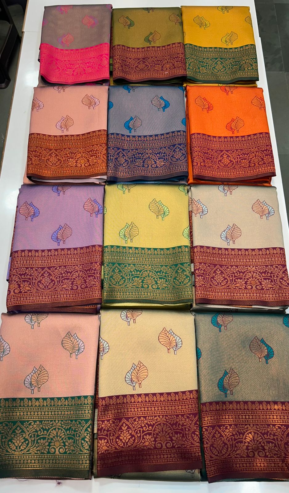 Semi Silk Meena Butta Saree (2447)