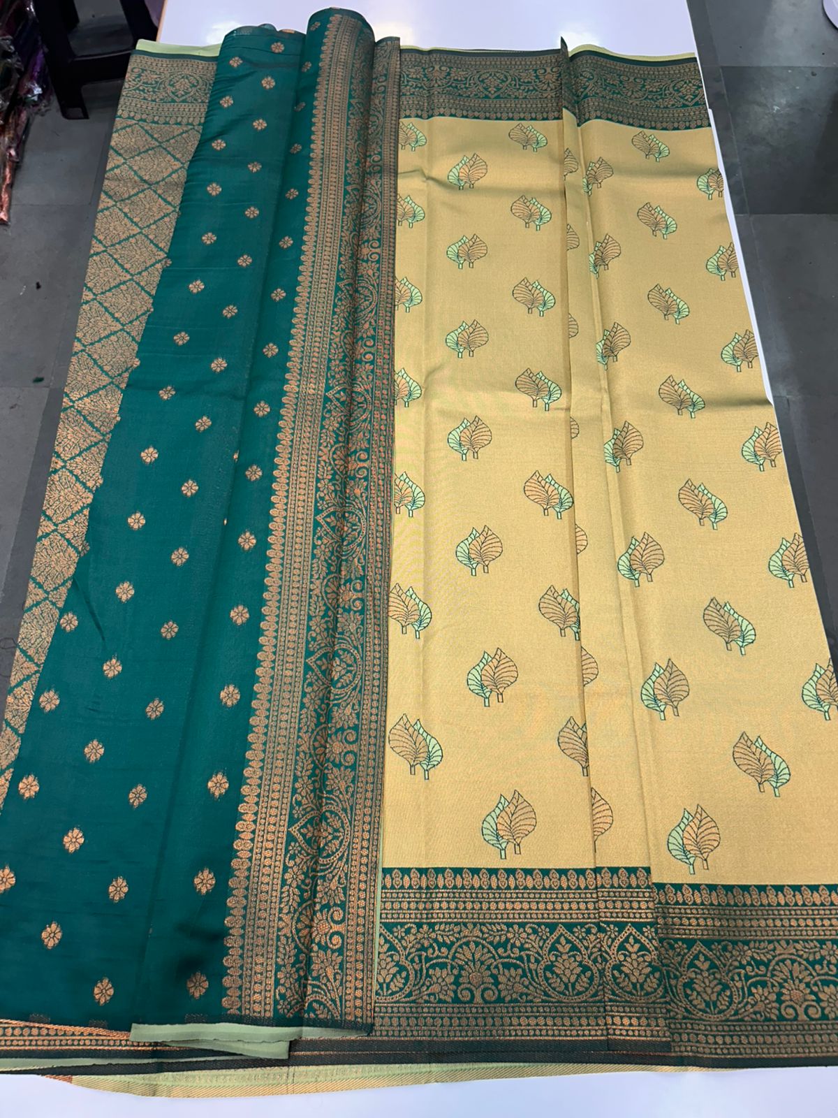 Semi Silk Meena Butta Saree (2447)