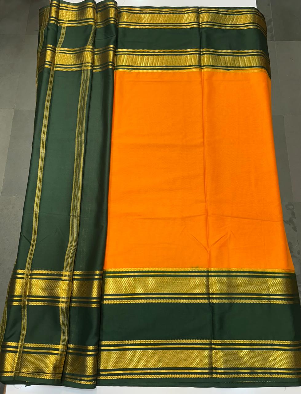 Crepe Big Bentex Border Saree (2439I)
