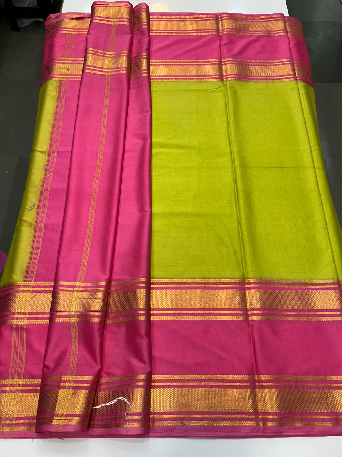 Crepe Bentex Border Saree (2439J)