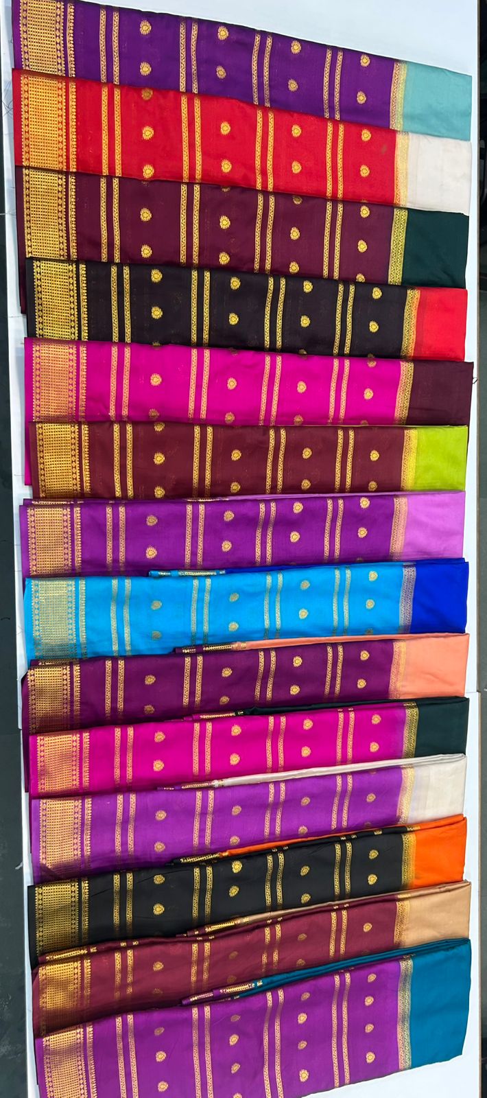 Crepe Half And Half Saree (2440D) 1