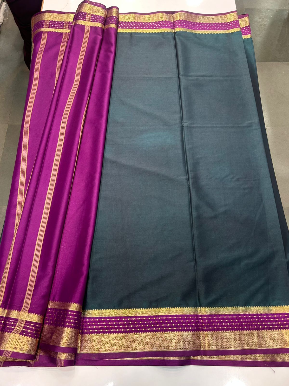Crepe Premium Saree Contrast Blouse (2440F)