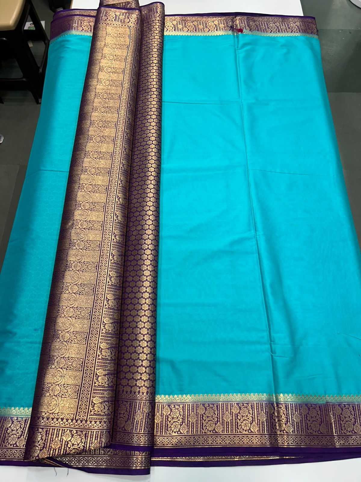 Mysore Crepe Saree Rich Pallu (2514)
