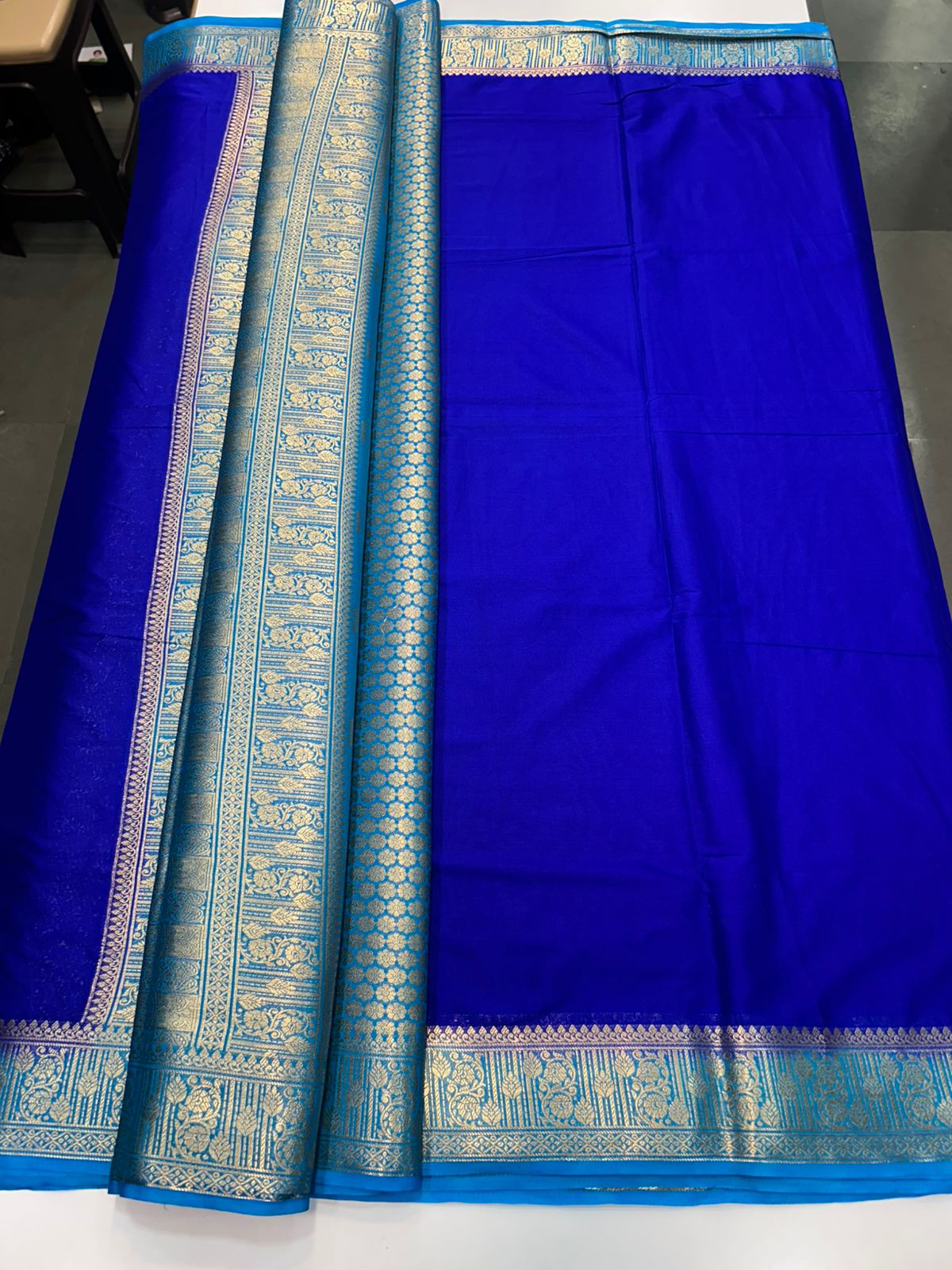 Mysore Crepe Saree Rich Pallu (2514)