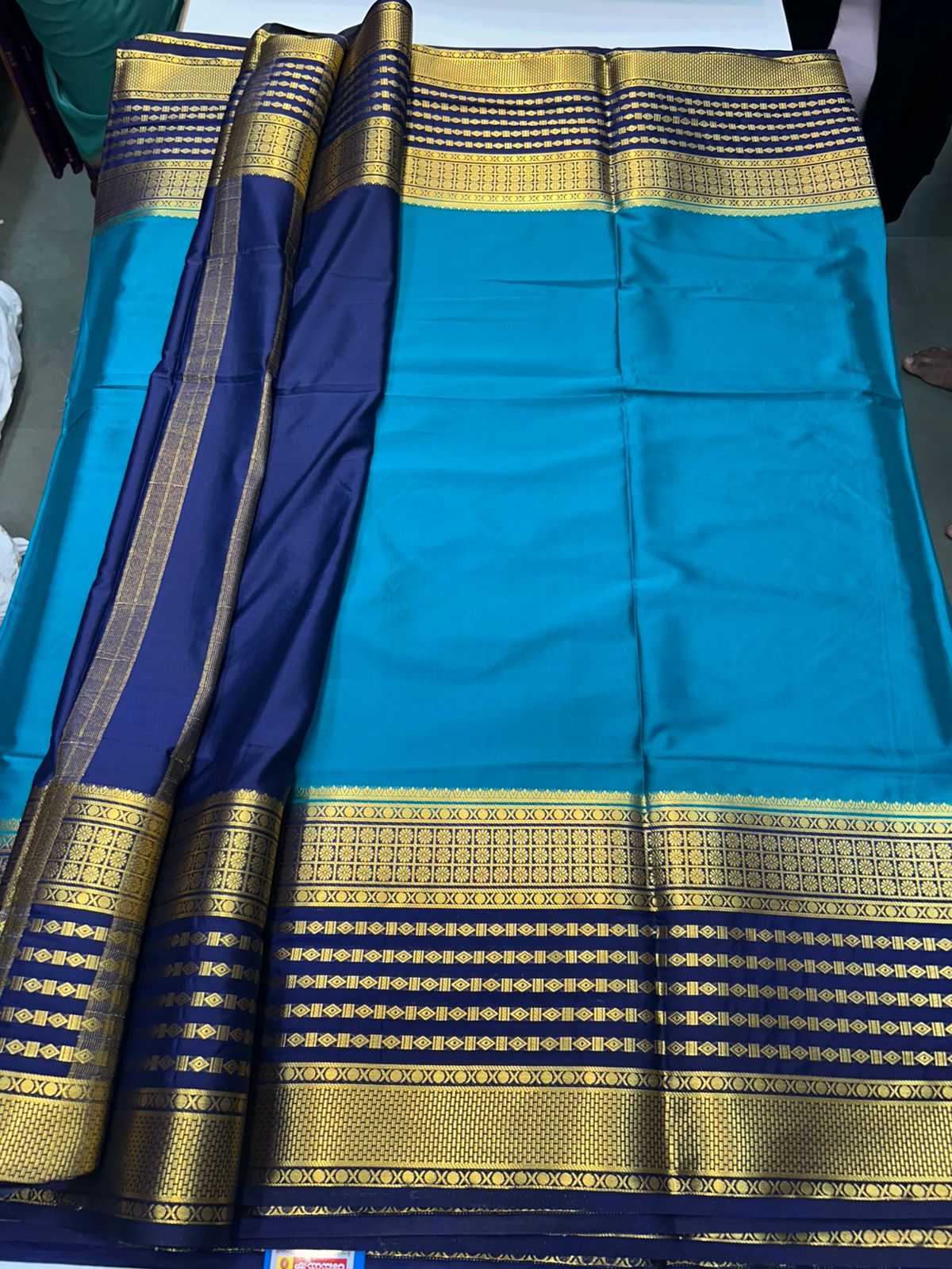 Mysore Crepe Bentex Border Saree (2526)