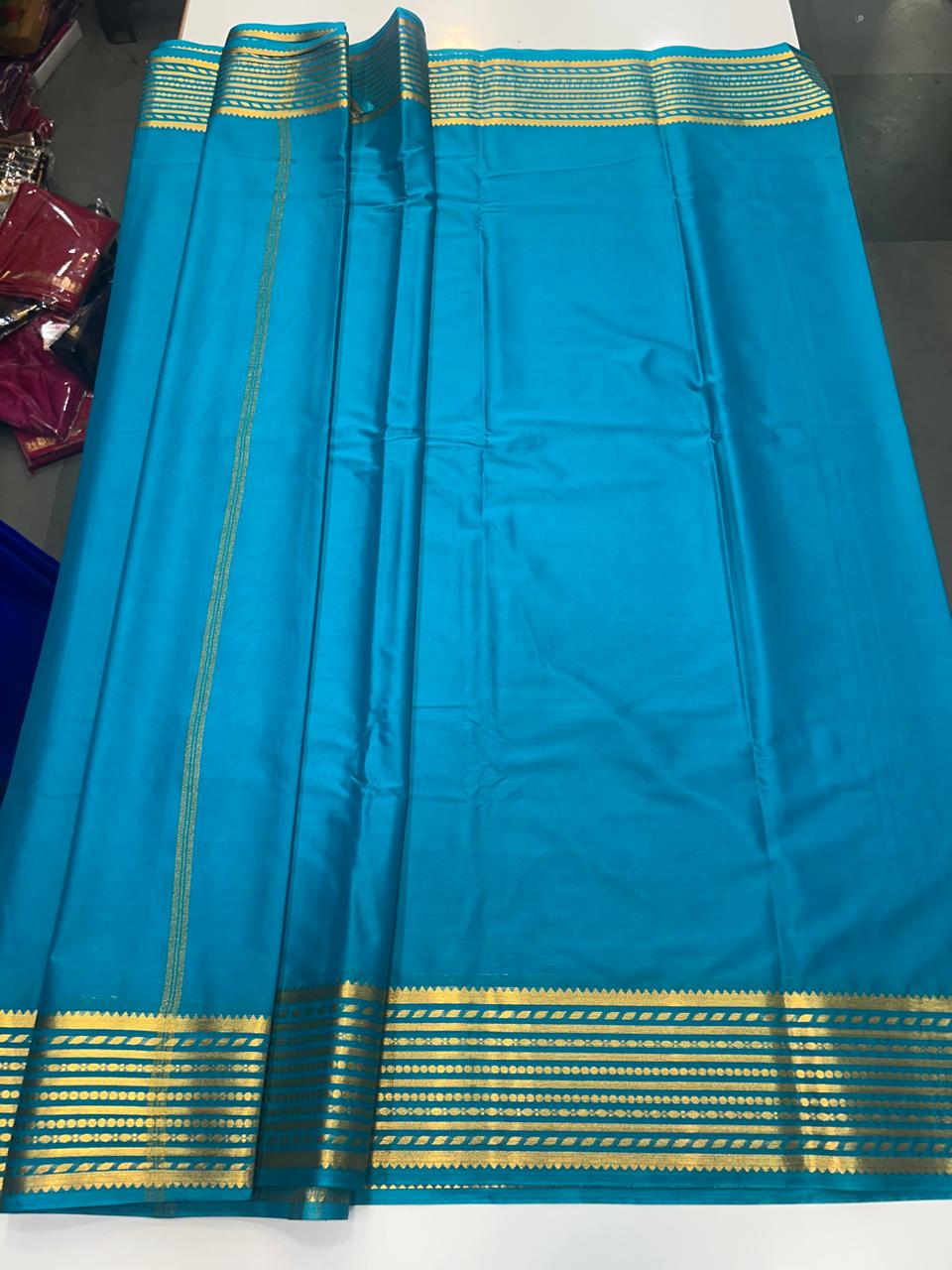 Mysore Crepe Self Saree (2540A)