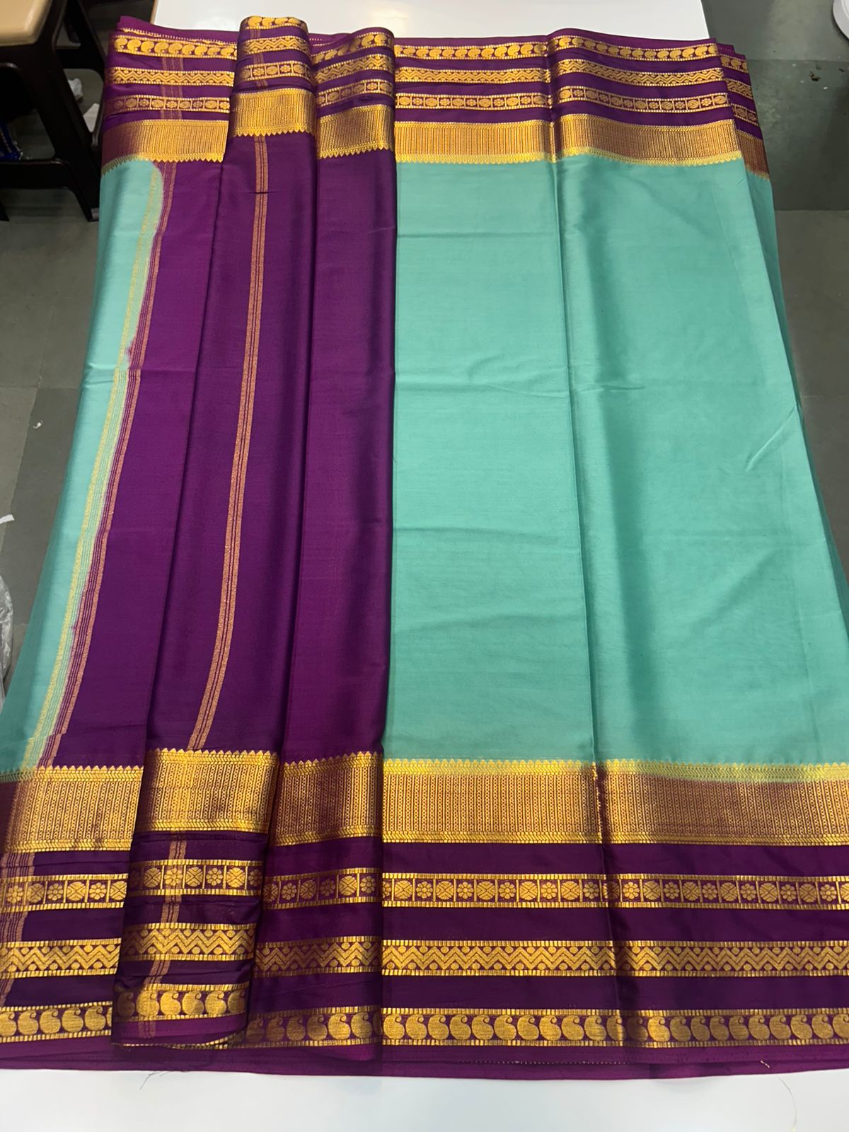 Mysore Crepe Big Bentex Saree (2534A)