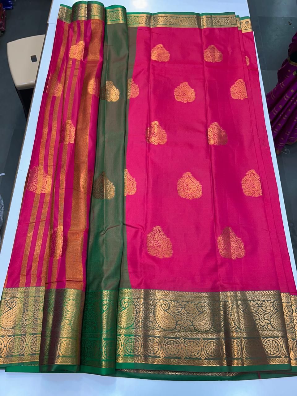 Semi Silk Butta Saree (2530)