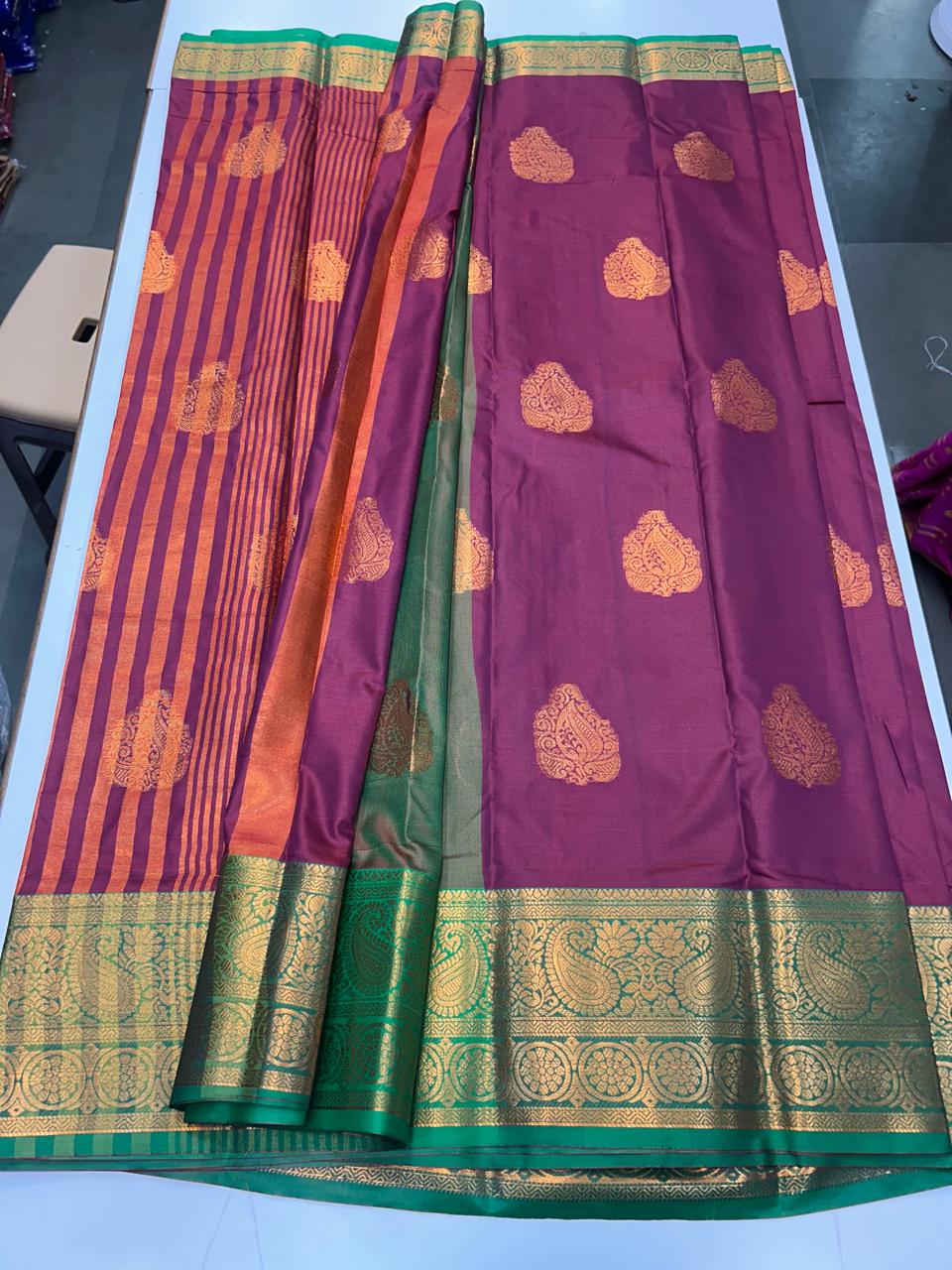 Semi Silk Butta Saree (2530)
