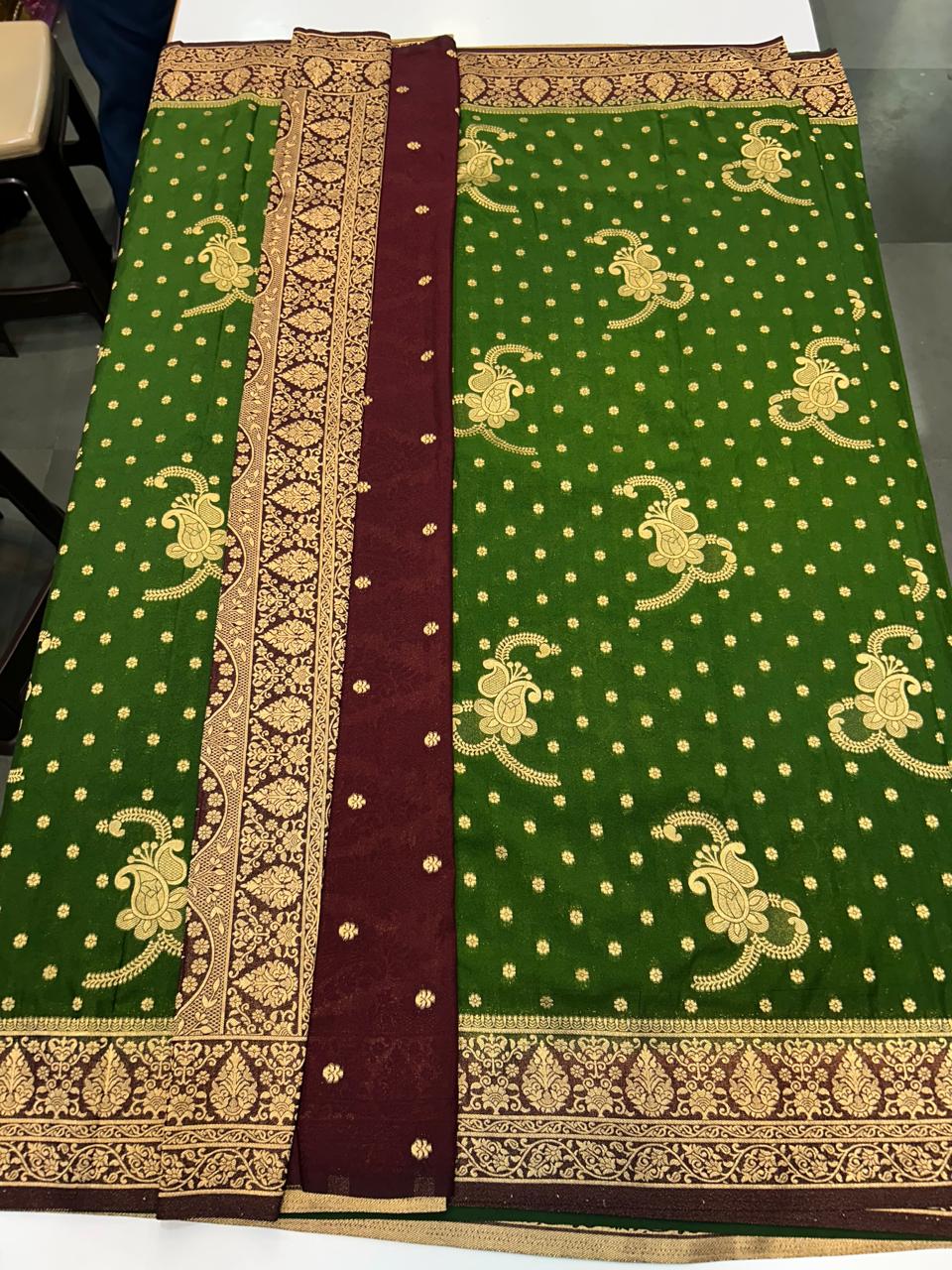 Georgette Butta RichPallu Saree (2523)