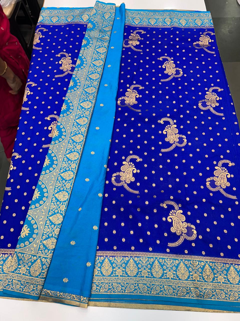 Georgette Butta RichPallu Saree (2523)