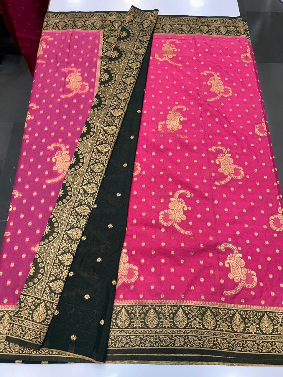 Georgette Butta RichPallu Saree (2523)