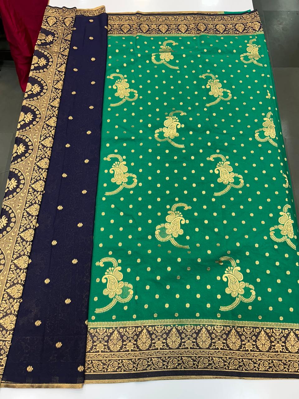 Georgette Butta RichPallu Saree (2523)
