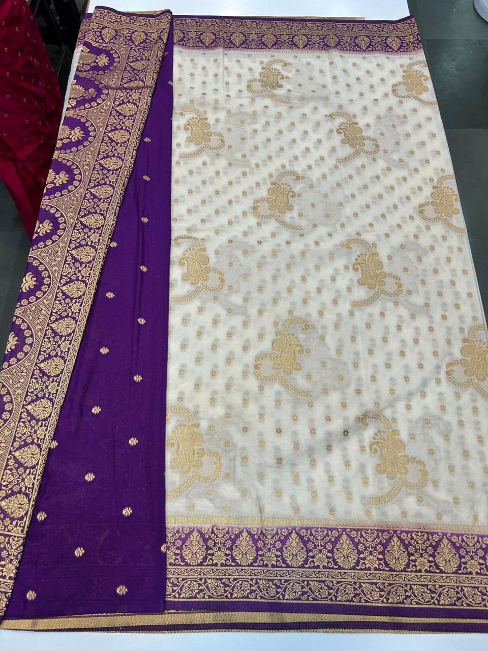 Georgette Butta RichPallu Saree (2523)