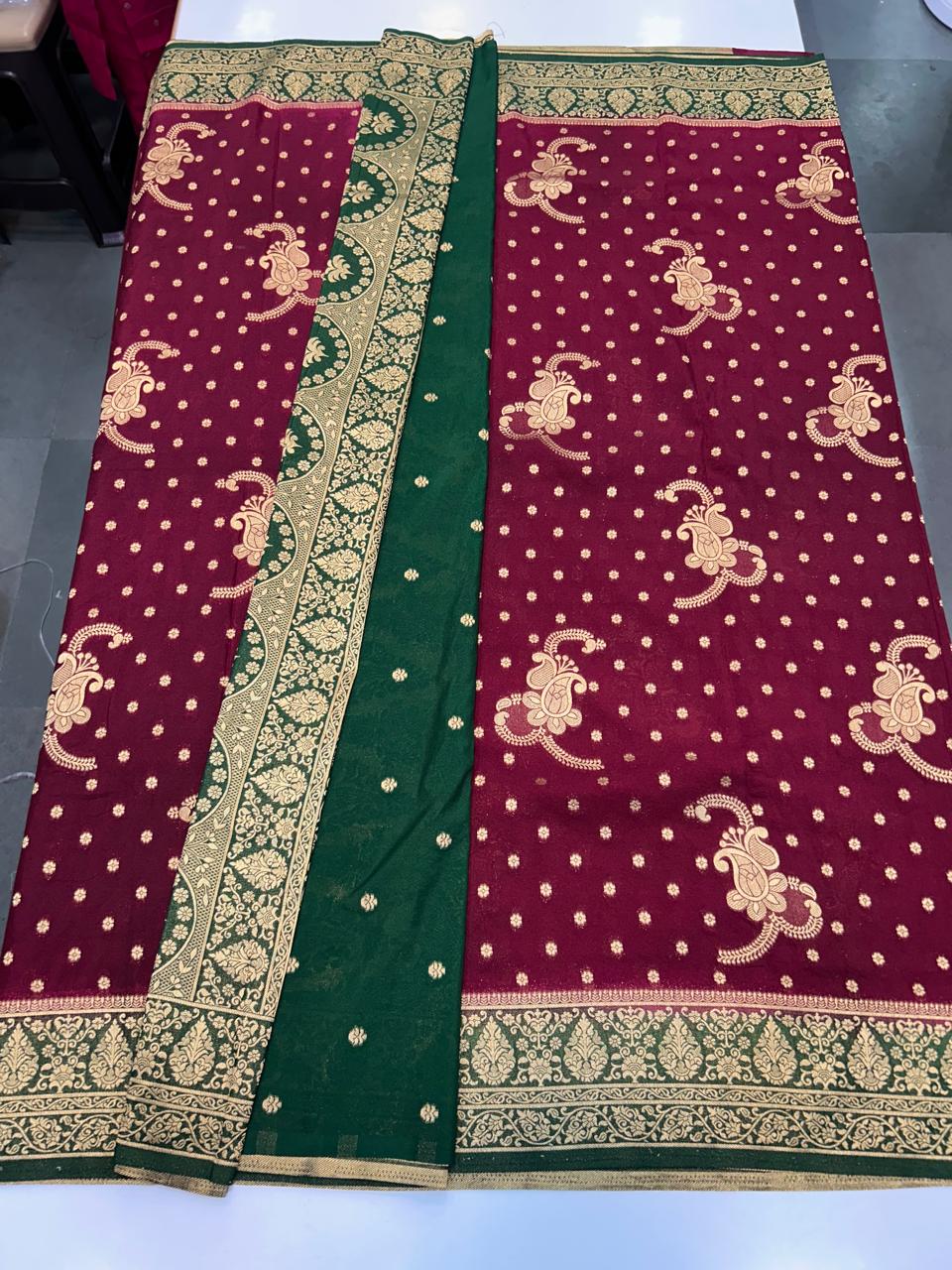 Georgette Butta RichPallu Saree (2523)