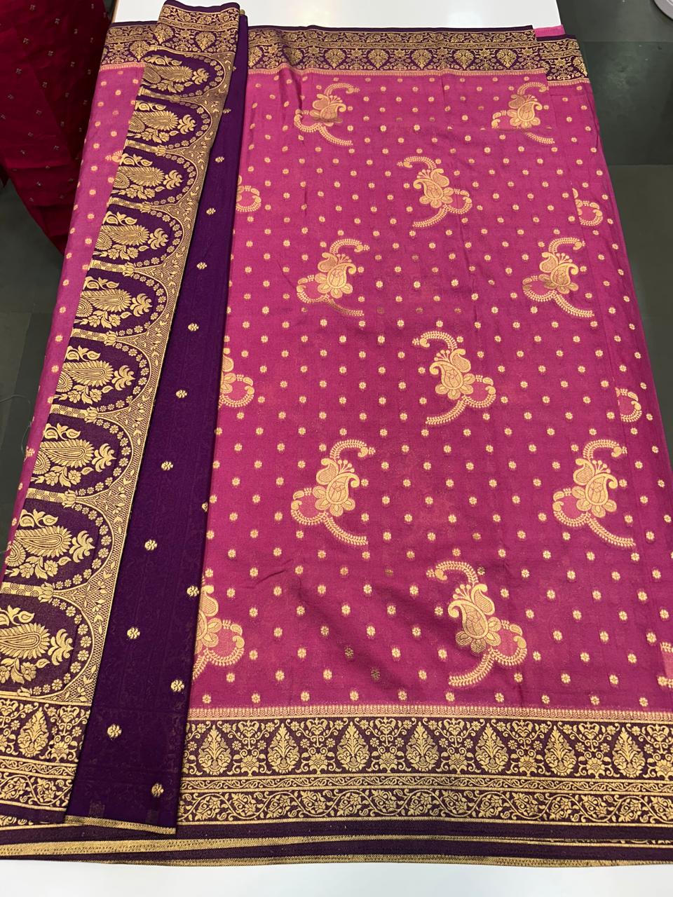 Georgette Butta RichPallu Saree (2523)