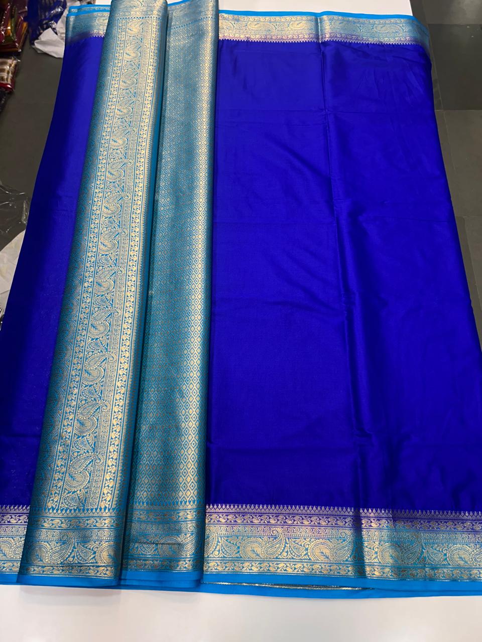 Mysore Crepe Saree Rich Pallu (2514B)