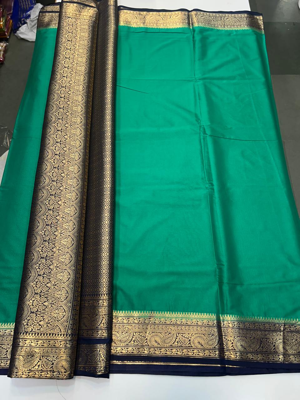 Mysore Crepe Saree Rich Pallu (2514B)