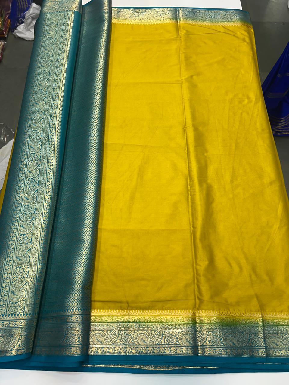 Mysore Crepe Saree Rich Pallu (2514B)
