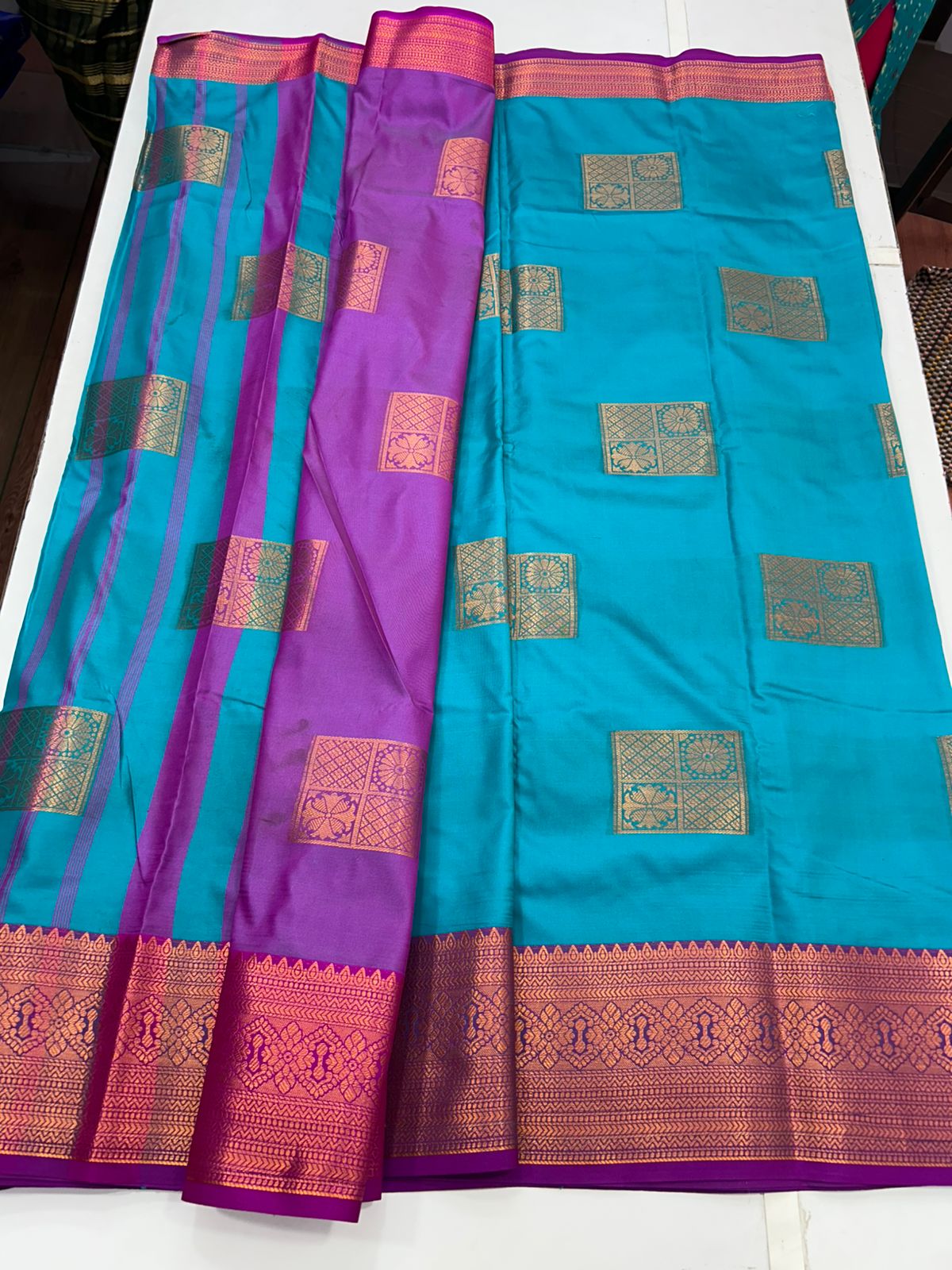 Semi Silk Butta Saree (2530A)