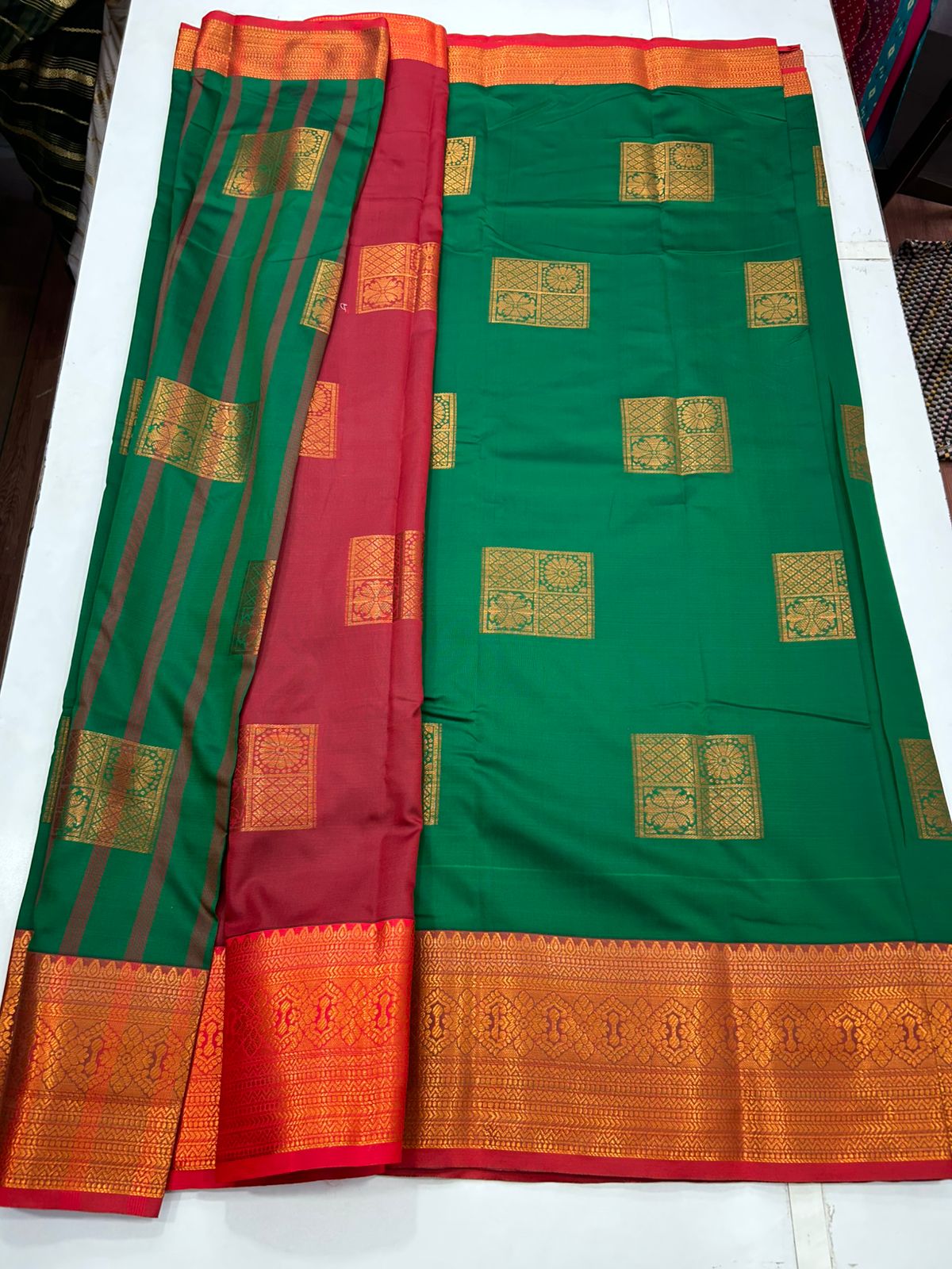 Semi Silk Butta Saree (2530A)