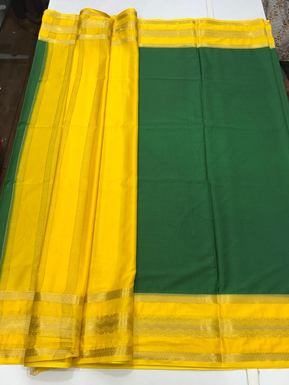 Mysore Crepe Bentex Border Saree (2559)