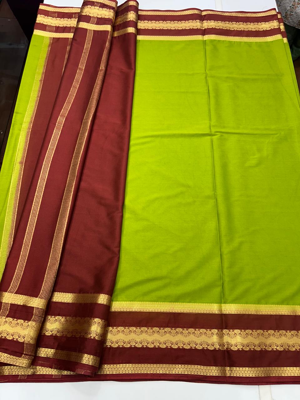 Mysore Crepe Bentex Border Saree (2559)