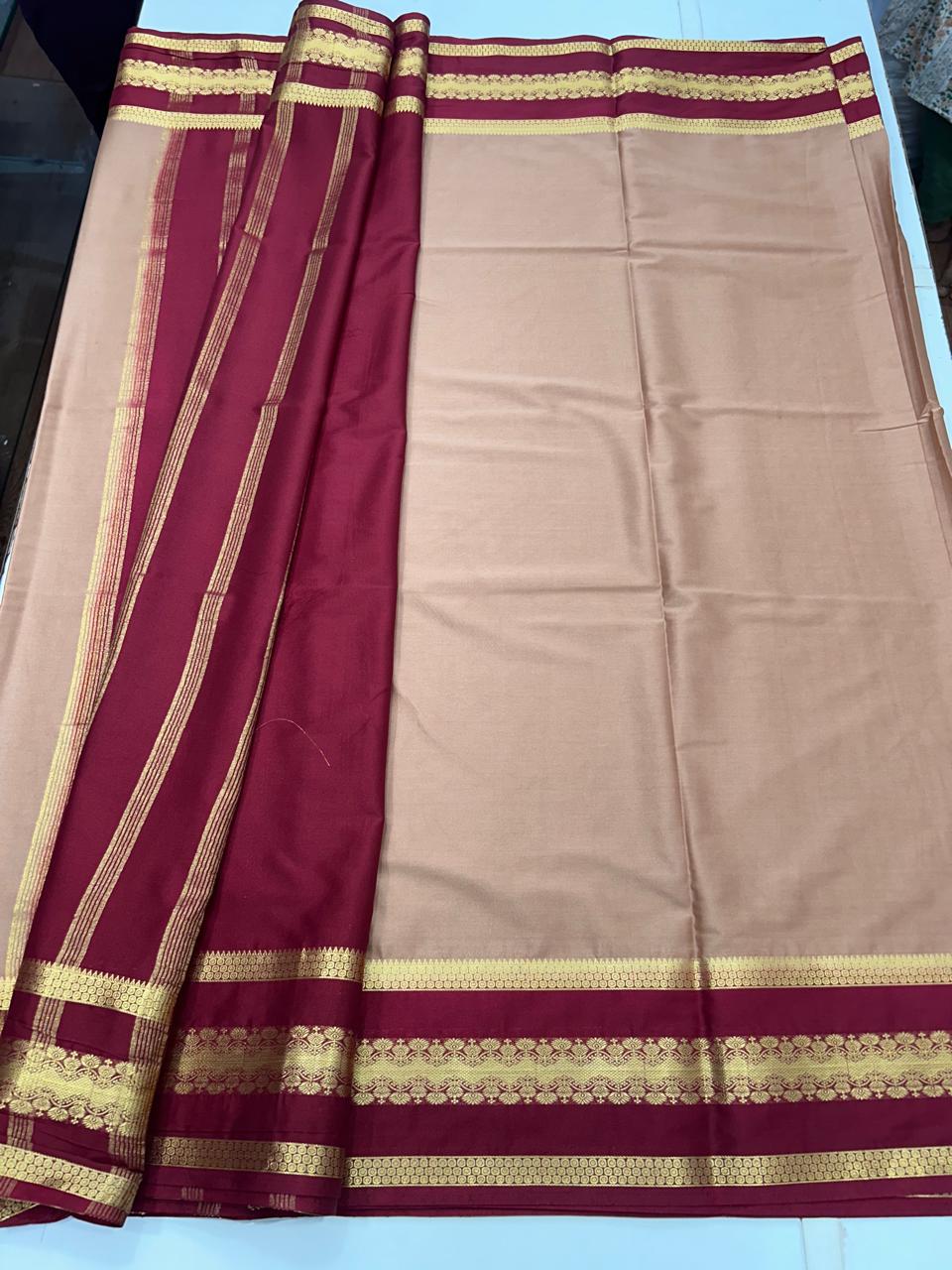 Mysore Crepe Bentex Border Saree (2559)