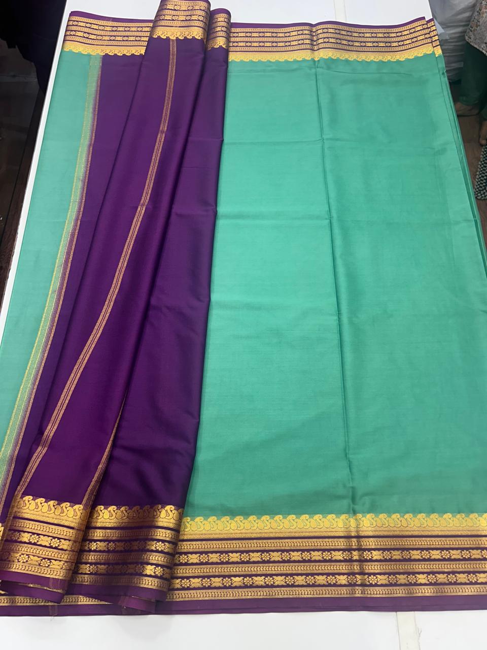 Mysore Crepe Bentex Border Saree (2558)