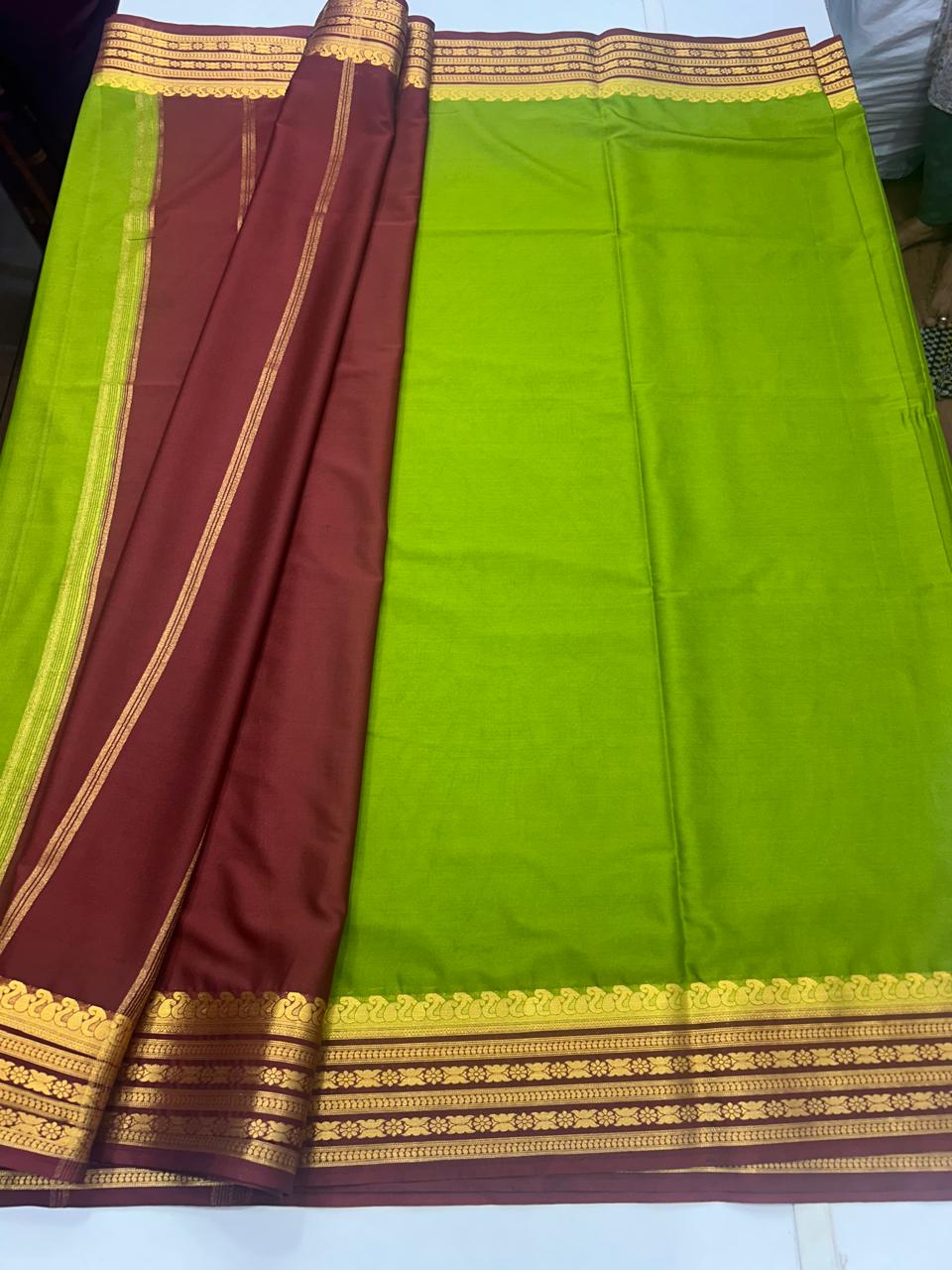 Mysore Crepe Bentex Border Saree (2558)