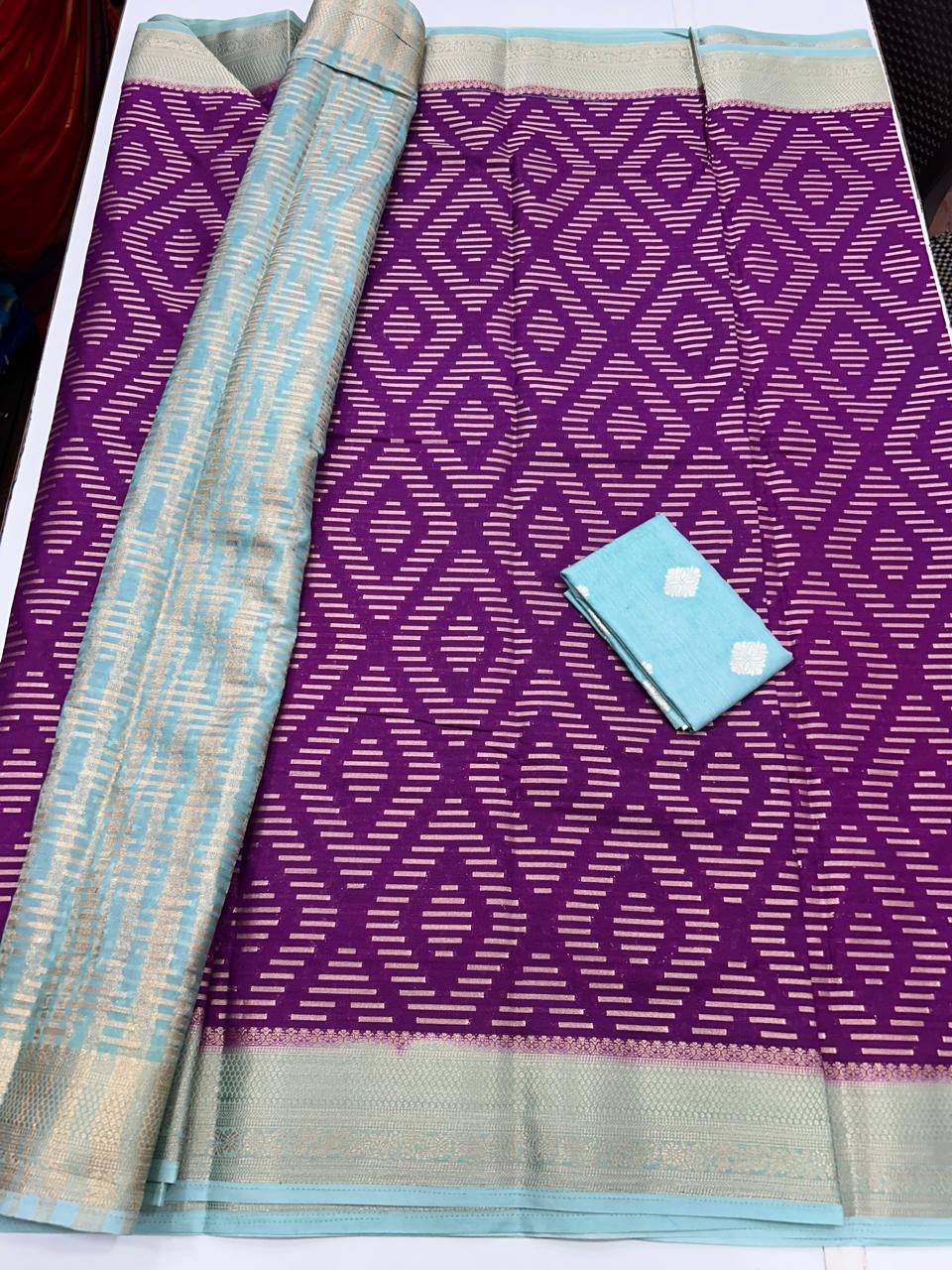 Viscos Georgette Diamond Saree (2604)