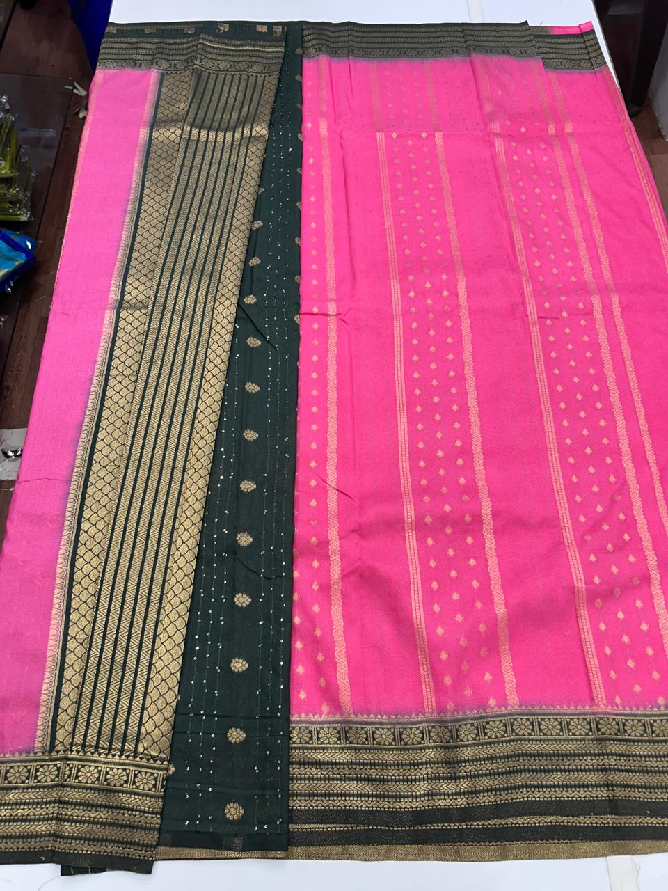 Georgette Body Lines Butta Saree (2613B)