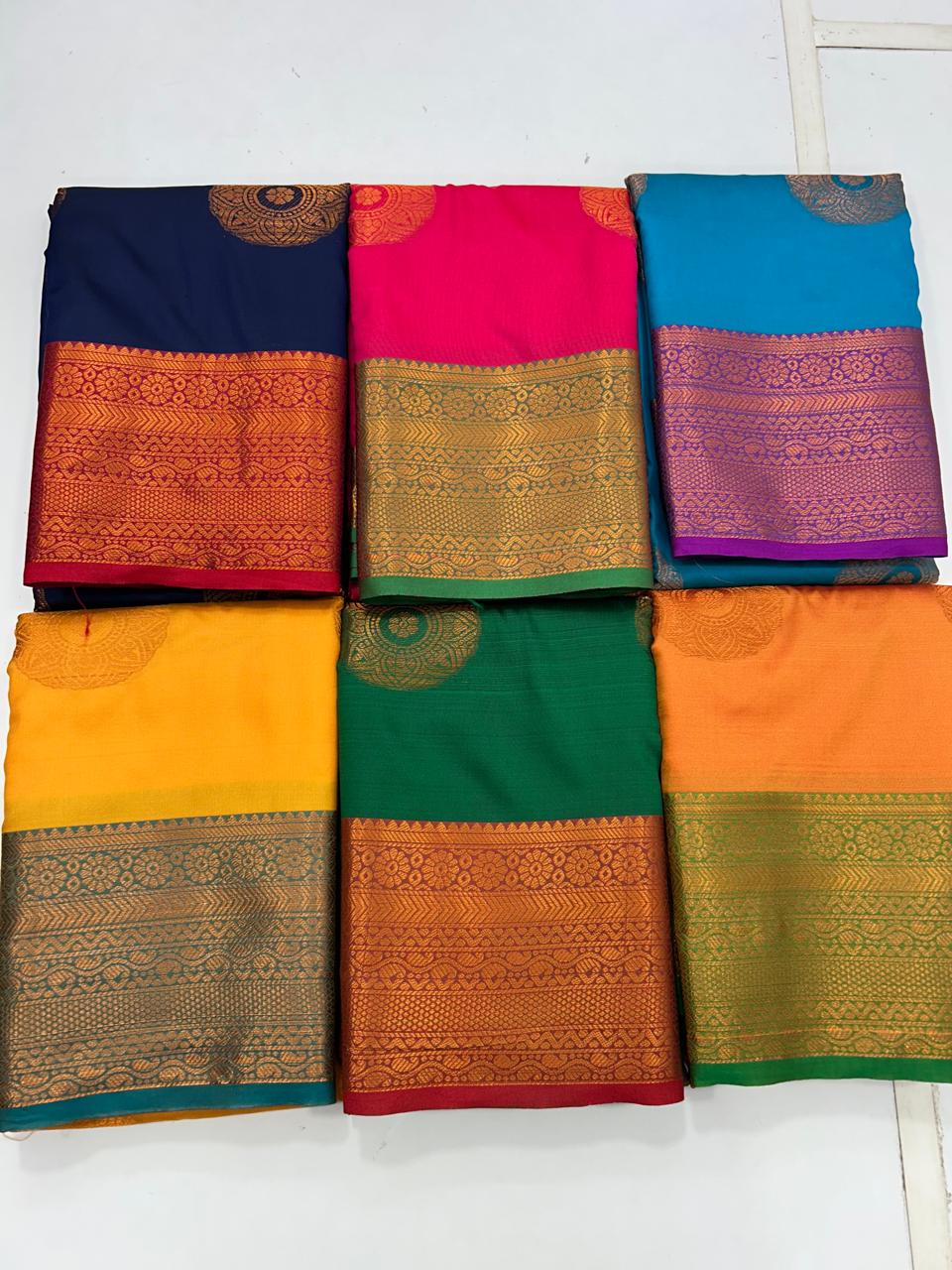 Semi Silk Butta Saree (2530C)