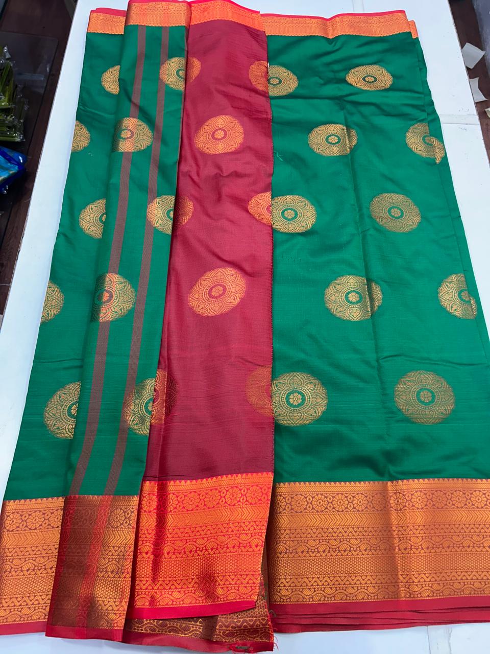 Semi Silk Butta Saree (2530C)