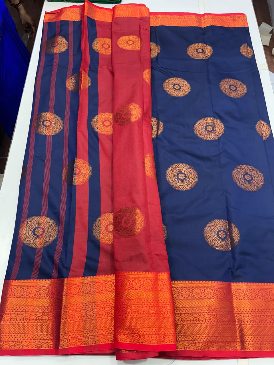 Semi Silk Butta Saree (2530C)