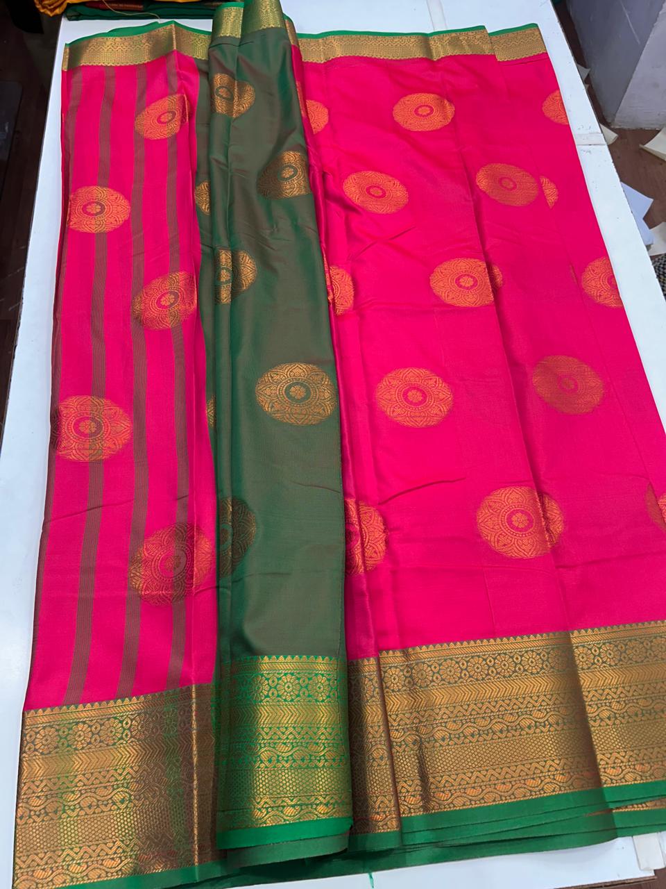 Semi Silk Butta Saree (2530C)