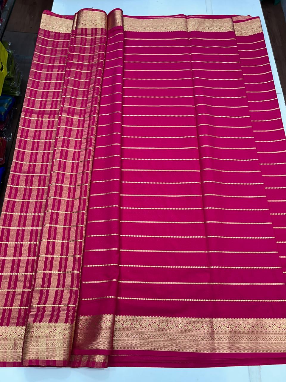 Crepe Georgette Body Lines Saree (2623A)