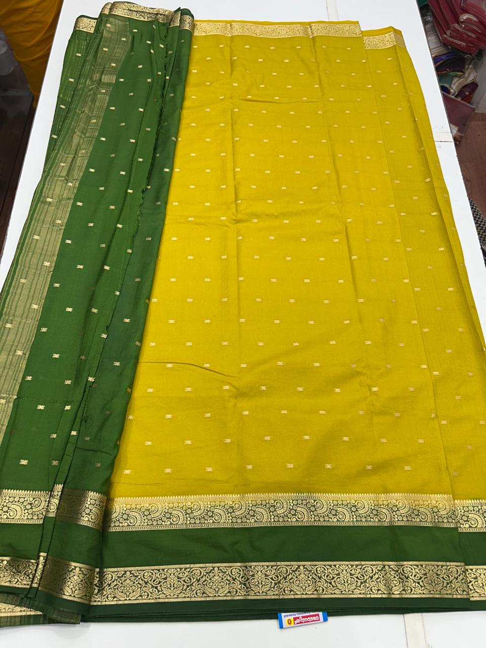 Mysore Crepe 2D Butta Saree (2634)