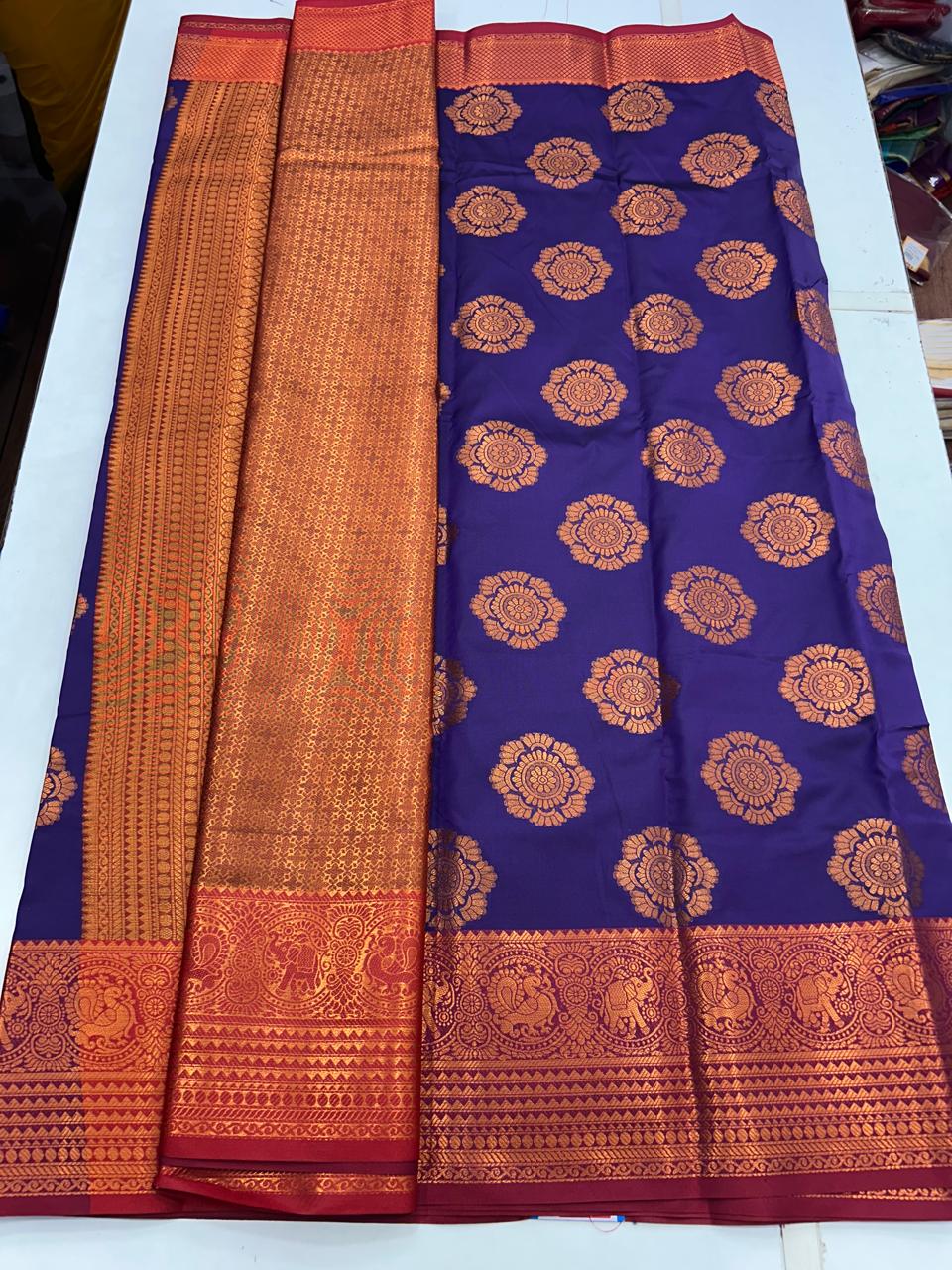 Semi Silk Butta Saree (2609B)