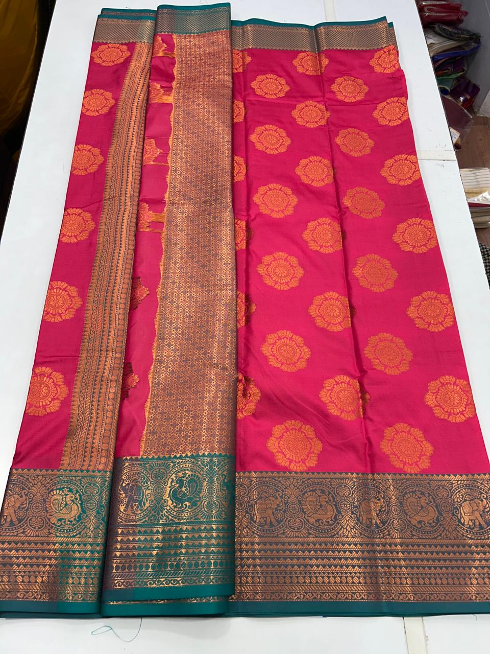 Semi Silk Butta Saree (2609B)