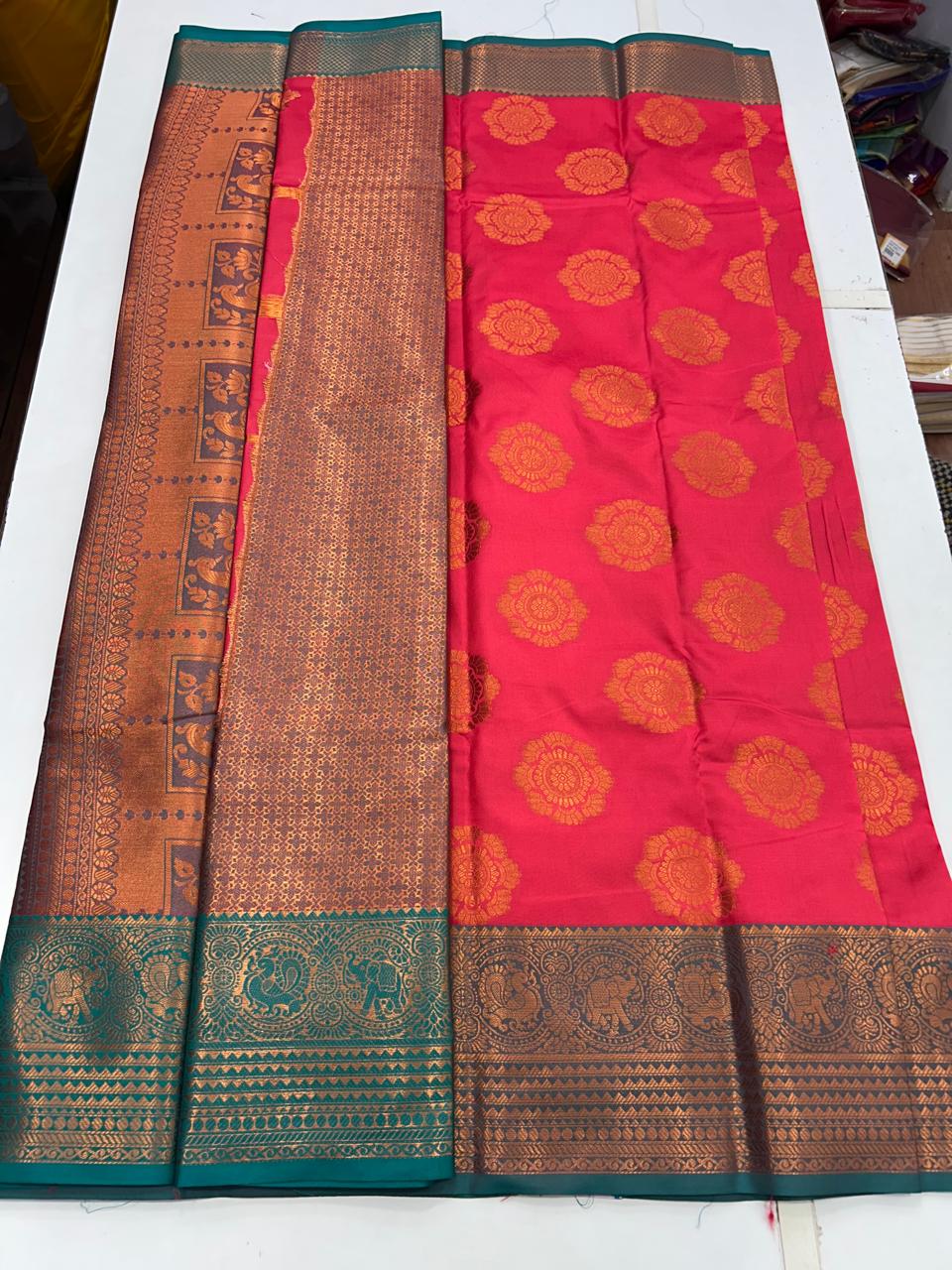 Semi Silk Butta Saree (2609B)
