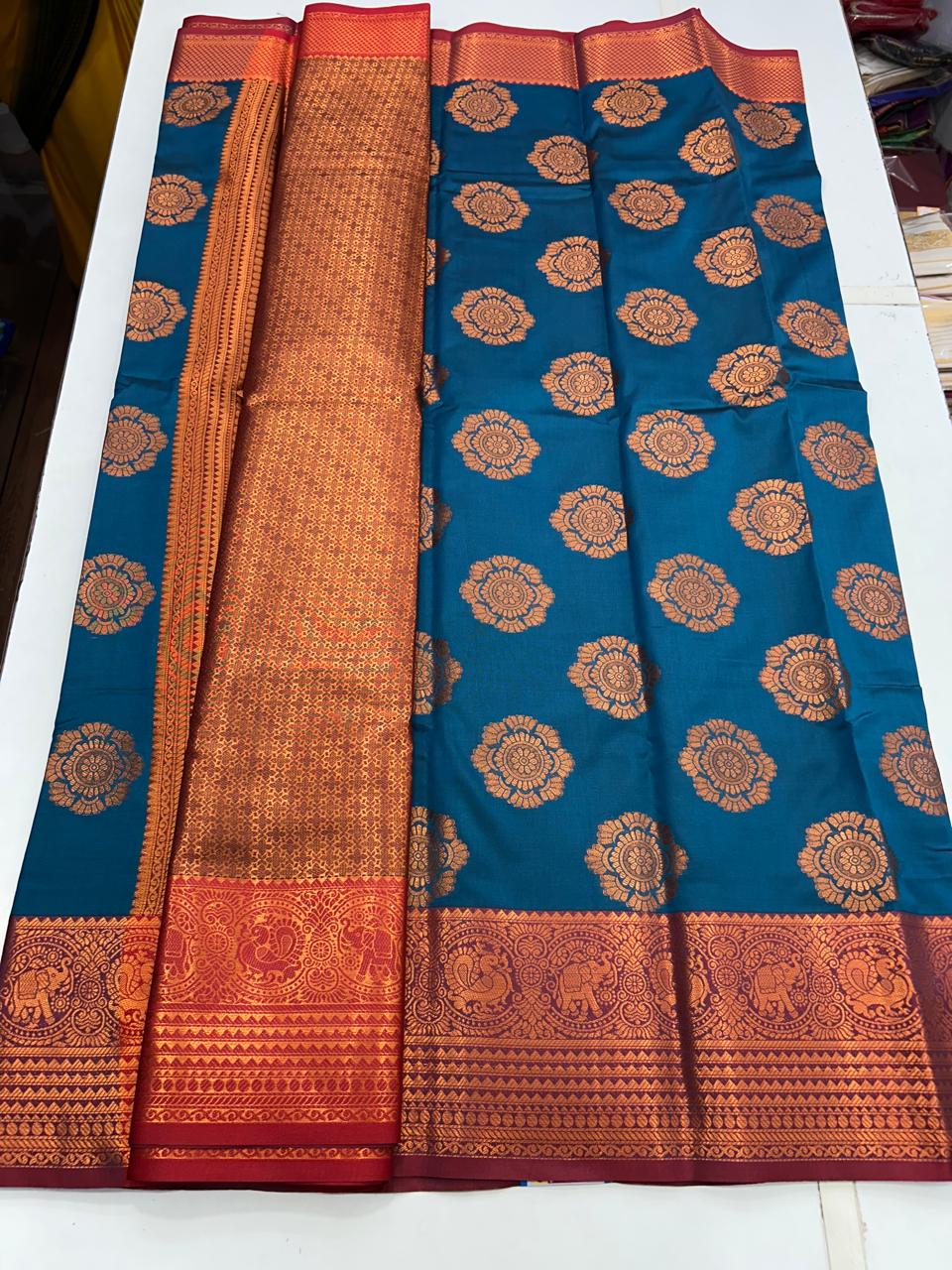 Semi Silk Butta Saree (2609B)