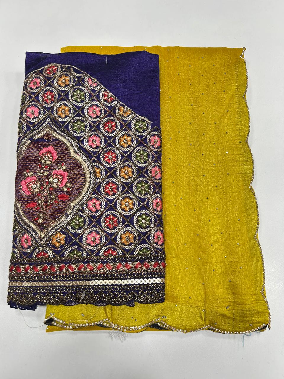 Fancy Stone Work Saree (2647)