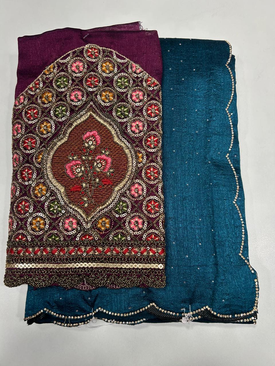 Fancy Stone Work Saree (2647)